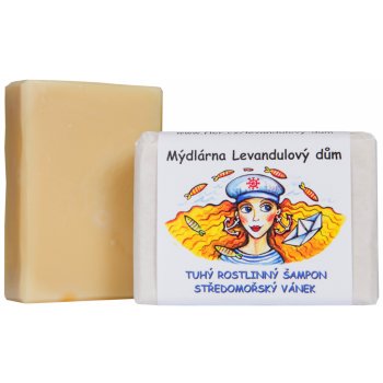 Mýdlárna Levandulový dům tuhý rostlinný šampon Středomořský vánek 120 g