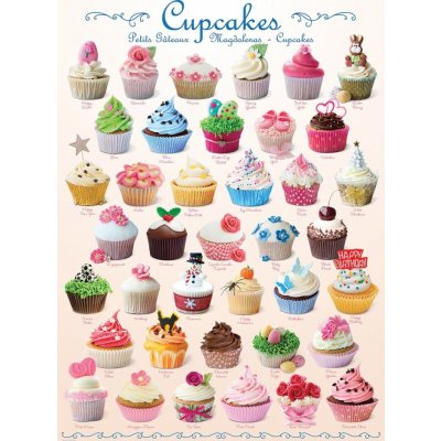 EuroGraphics Dortíky Cupcakes 1000 dílků – Zboží Mobilmania