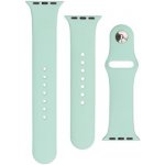 FIXED Silicone Strap na Apple Watch 38/40/41 mm , světle zelený FIXSST-434-LGGRE – Zboží Živě