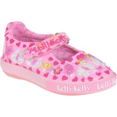 Lelli Kelly LK1052 BC02 dětské celoroční boty swan dolly pink fantasy – Zboží Mobilmania