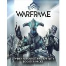 Warframe 7 days resource a affinity booster pack