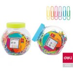 Sponky kancelářské dóza 200ks DELI E0053 – Sleviste.cz