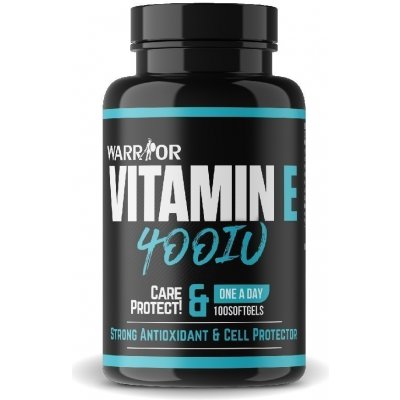Warrior Vitamin E 400IU 100 Softgels – Hledejceny.cz