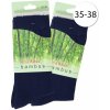 Emi Ross B-3556 dámské ponožky z bambusového vlákna 2 páry modré