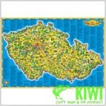 ZES vydavatelství nástěnná mapa ČR dětská 119x82 cm,lamino,lišta – Hledejceny.cz