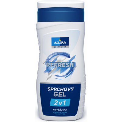 Alpa Sport Star Refesh osvěžující sprchový gel s vůní mentholu 300 ml – Hledejceny.cz