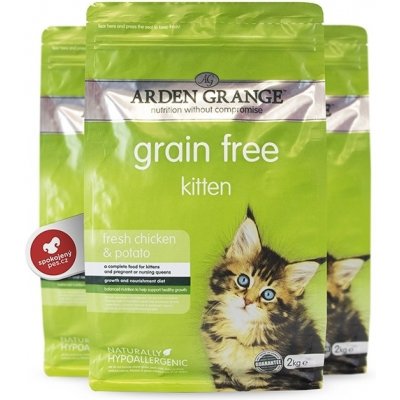 Arden Grange GF Kitten Fresh Chicken & Potato 2 kg