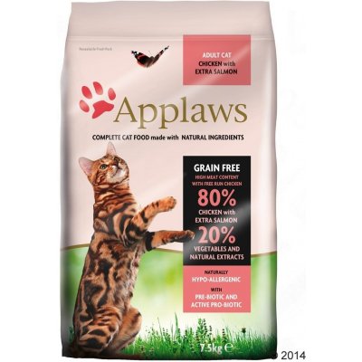 Applaws cat Adult kuře & losos 7,5 kg – Zboží Mobilmania