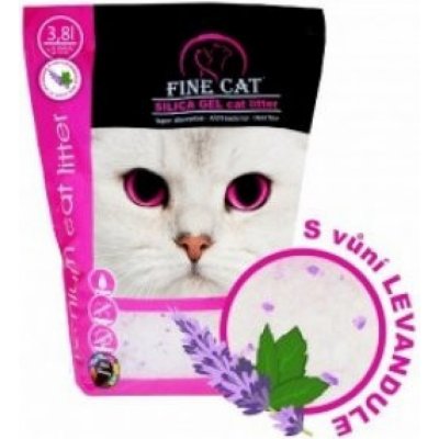 Fine Cat silicagel levandule 3,8 l – Zbozi.Blesk.cz