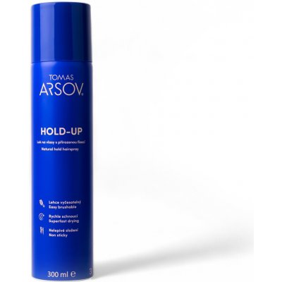 Tomas Arsov Hold Up Lak na vlasy s přirozenou fixací 300 ml – Zboží Dáma