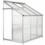 Tectake 402469 192x128x202cm přístavba ke zdi + hliník – Zboží Dáma