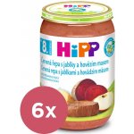 Hipp Bio Červená řepa s jablky a hovězím masem 6 x 220 g – Hledejceny.cz