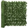 Stínící textilie zahrada-XL Balkónová zástěna s tmavě zelenými listy 500 x 75 cm