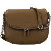 Kabelka David Jones dámská crossbody kabelka Daelas zeleno-hnědá