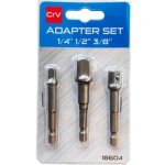 Sada adaptérů na hlavice 1/4", 3/8", 1/2" – Zboží Mobilmania
