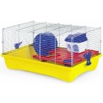 MPS Italia klec pro křečka Gabbia Hamster Flat 10 s výbavou 58 x 32 x 26 cm – Zboží Dáma