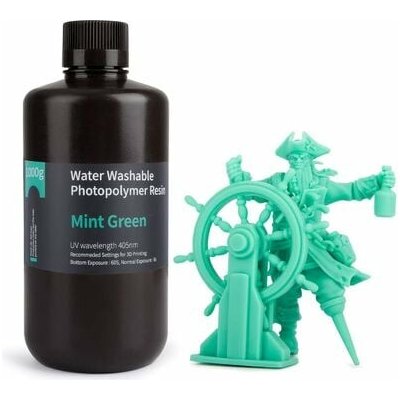 ELEGOO Water Washable Resin Mint Green 1kg – Zboží Živě