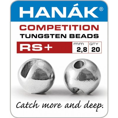 Hanák Tungstenové Hlavičky RS Metalické Stříbrné 20ks 3,5mm – Hledejceny.cz