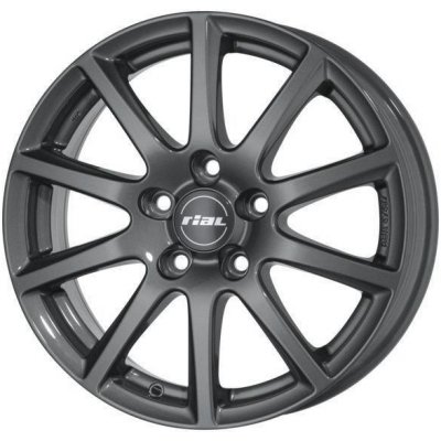 Rial Milano 6x15 5x100 ET38 titan – Hledejceny.cz