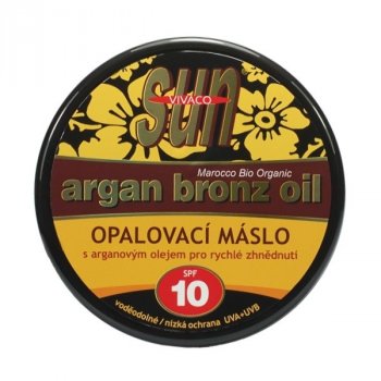 SunVital Argan Bronz Oil opalovací máslo SPF10 200 ml