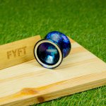 Yo-Yo EZspin VOSUN kovové yoyo na freestyle triky Černo modro fialová – Zboží Dáma