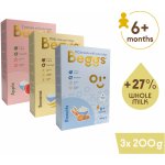 Beggs Mix kaší s plnotučným mlékem 3 x 200 g – Zboží Dáma