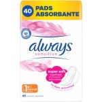 Always vložky Ultra sensitive 40 ks – Zboží Dáma