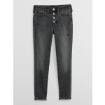 Gap Dětské džíny jegging s knoflíky Černá – Zboží Dáma