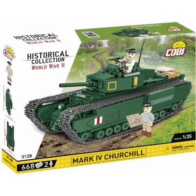 Cobi 3128 World War II Britský tank Mark IV Churchill 1:35 – Zboží Dáma