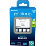 Panasonic Eneloop Basic Charger + 4x Panasonic Eneloop 1900mAh K-KJ51MCC40E – Zboží Živě
