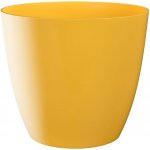 PLASTKON květináč Ella 15 cm žlutý – Sleviste.cz