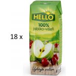 Hello 100% Jablko višeň 18 x 250 ml – Hledejceny.cz