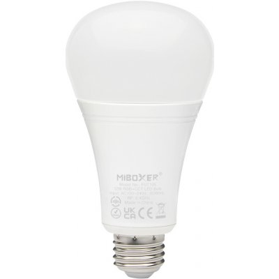 Miboxer LED stmívatelná žárovka E27, RGB+CCT, 12W, 2.4GHz, FUT105 – Hledejceny.cz