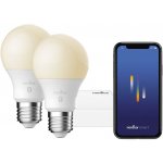 Nordlux Starter Pack 2 x E27 A60 7W + Smart Light Bridge bílá – Zboží Mobilmania