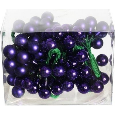 J&M Home International LTD. Koule zápich sklo 1,5cm/96ks fialová – Hledejceny.cz