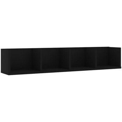 Linder Exclusiv Nástěnná police 79x15x16 cm Černá – Zboží Dáma