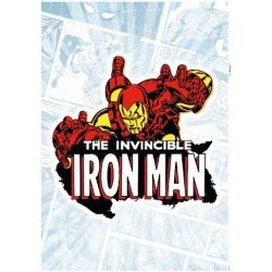 Komar 14073h Samolepka na zeď Disney Iron Man Comic Classic rozměr 50 cm x 70 cm
