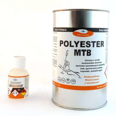 SINCOLOR Polyester MTB roztok polyesterové pryskyřice 1 kg – Zboží Mobilmania