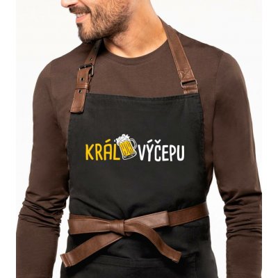 Kariban HobbyTriko Zástěra pro výčepní EXCLUSIVE Král výčepu Černošedá – Hledejceny.cz