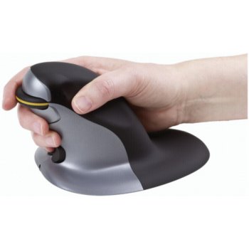 Fellowes Penguin Ambidextrous Vertical Mouse - Large Wireless