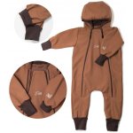 ESITO Rostoucí zimní softshellová kombinéza Lamb Brown hnědá – Zboží Dáma