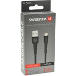 Swissten 71505540 datový kabel lightning 1m černý – Zboží Živě