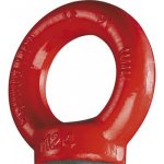 GK8 závěsná matice vysokopevnostní M10 červená s CE označením – Zboží Mobilmania