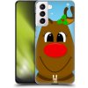 Pouzdro a kryt na mobilní telefon Samsung Pouzdro Head Case Samsung Galaxy S21 5G VÁNOCE RUDOLF SOB