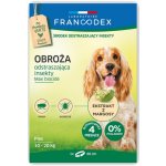 Francodex Obojek proti blechám pro středně velké psy od 10 kg do 20 kg 60 cm – Hledejceny.cz