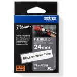 Brother TZE-FX251, černý tisk bílý podklad 8 m x 24 mm – Zboží Dáma
