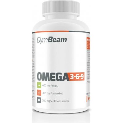 GymBeam Omega 3-6-9 360 kapslí – Hledejceny.cz