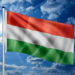 FLAGMASTER Vlajkový stožár s vlajkou, Maďarsko, 650 cm – Hledejceny.cz