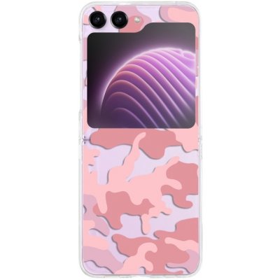 PROTEMIO 64066 ART Plastový kryt pro Samsung Galaxy Z Flip 5 5G PINK CAMO – Zboží Mobilmania