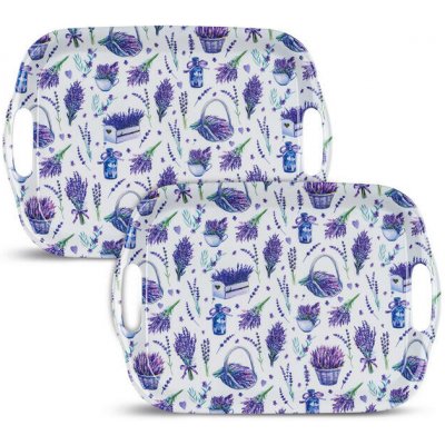 BANQUET Sada melaminových táců LEVANDULE 36x25,5 cm 2 ks – Hledejceny.cz